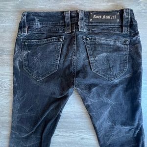 Rock Revival Distressed Skinny Jeans